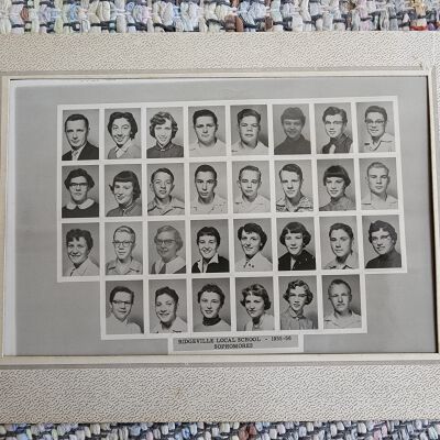 1955-56 Ridgeville, Ohio Sophomore Composite Photo