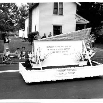 Fulton-Henry County Association Float in the 1960 Centennial Parade