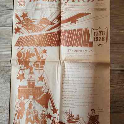 The Liberty Press, 20 Pages of News, July 15, 1976 Bicentennial