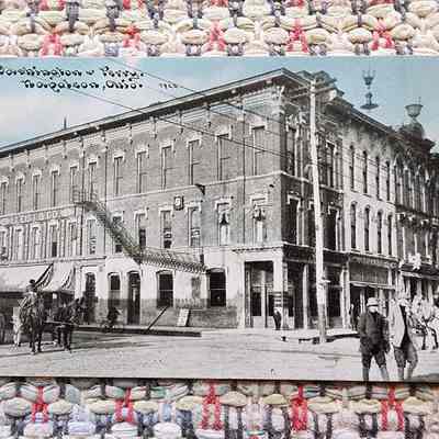 Washington & Perry Streets, NW Corner, 1912 Post Card