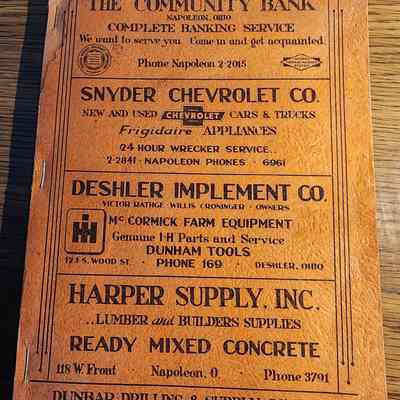 1955 Robinson-Black Henry County, Ohio Directory