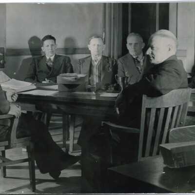 Liberty CenterTown Council, cira 1950