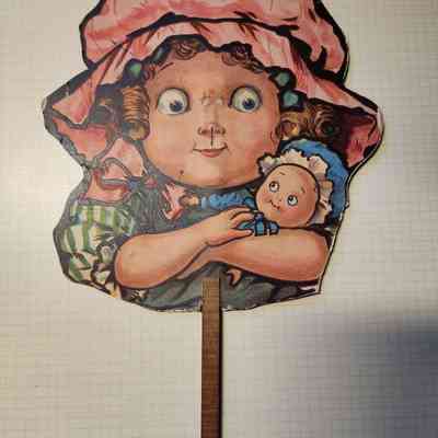 Dolly Dingle, Napoleon Hardware Advertising Hand Fan