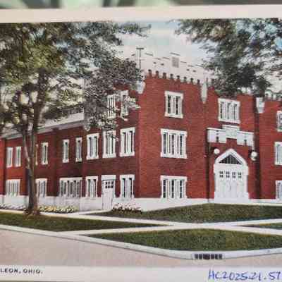 The Armory, Napoleon, Ohio Postcard