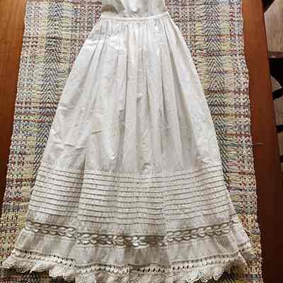 1800's Christening Gown Slip or UnderDress