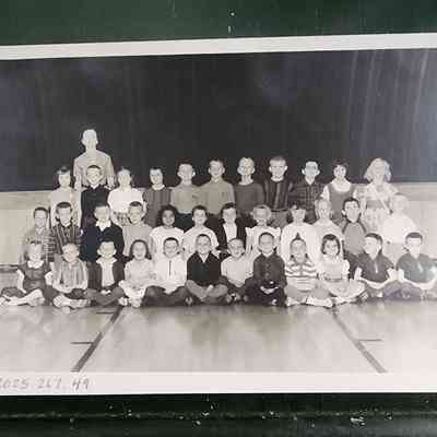 1962-3 Napoleon Schools, 1st Grade Class Photograph, Mrs. Biggs