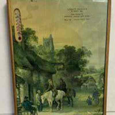 Liberty Center Produce Framed Picture with Thermometer