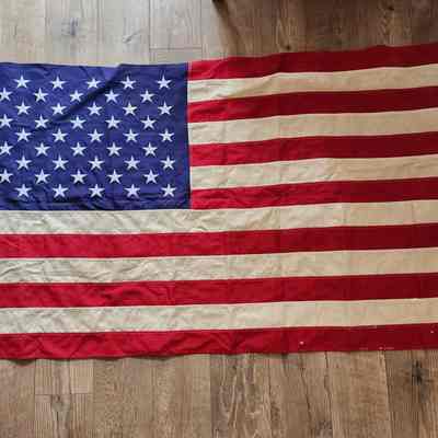 United States Fifty Star Fabric Flag, Designer Robert Heft
