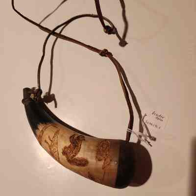 Gunpowder Horns, Carved