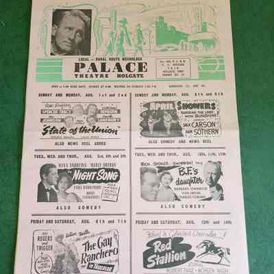 Holgate Palace Theatre Movie Flyer