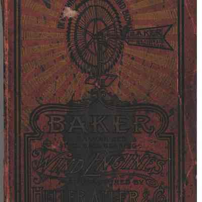 Heller Aller Baker Wind Engines Salesman Catalog