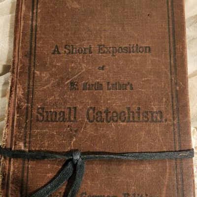 Small Catechism, English/German, 1912