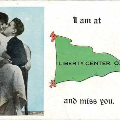 Liberty Center Souvenir Postcard