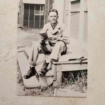 Walter Hoy, Military Photo, Truex Field, Madison Wisconsin