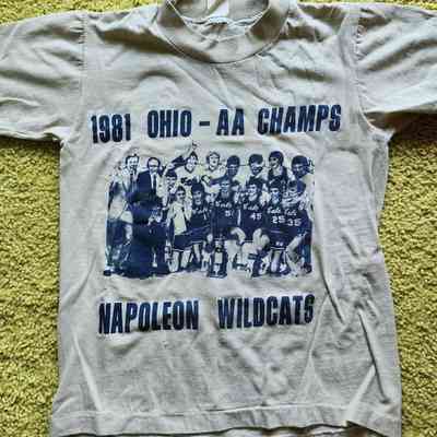 1981 NHS AA Champs Basketball Tshirt