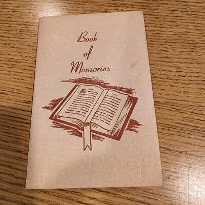 "Book of Memories" Lawrence Warden, 1951