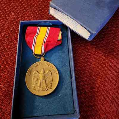 US Navy Campaign & Service, National Defense Service Medal, Kenneth Schuller