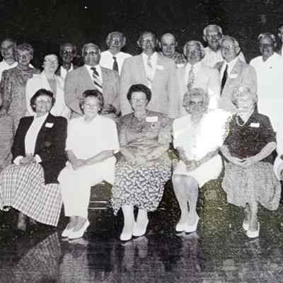 1946 Napoleon High School Reunion Photo & Planning Paperwork