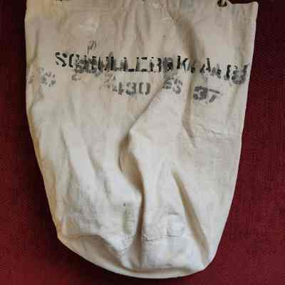 Navy Issue Cotton Bag, Kenneth Schuller