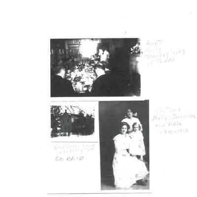 Bockelman Home on Road 10 and Family Pictures