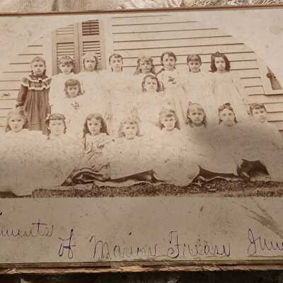 Class Photo, Compliments of Marian Frease, 1895