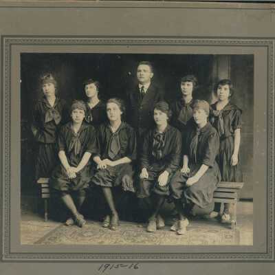 Girl's Liberty Center High School Basketball Team