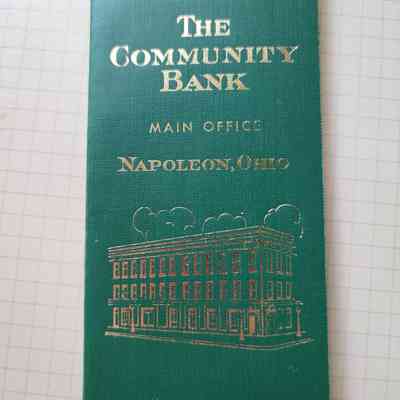 Community Bankk Savings Book