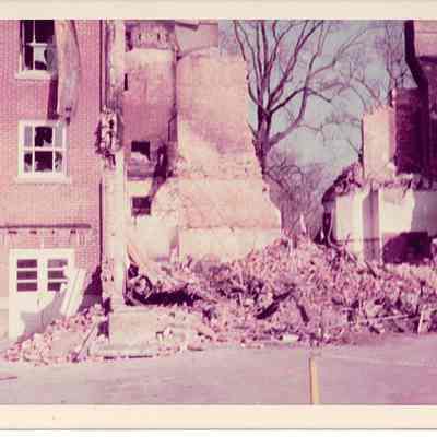 Liberty Center High School Burned by Arsonist - November, 1972