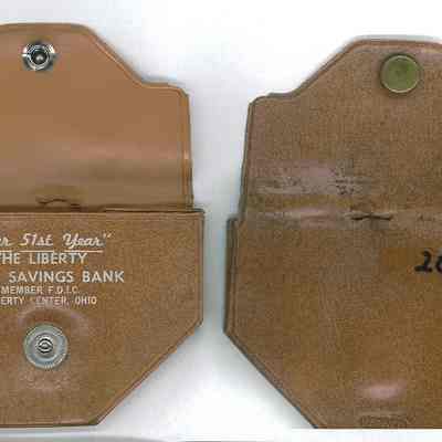 Small Coin Purse from Liberty State Savngs Bank Give-A-way for 51st Year in Liberty Center