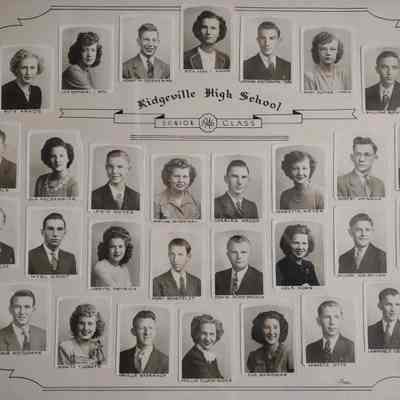 1946 Ridgeville Corners, Oh Class Composite Photograph