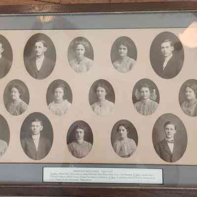 1910 Napoleon High School Composite Class Photo