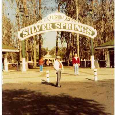 Photo of Adrian and Ted Mohler in Silver Springs, Florida, January 1, 1983