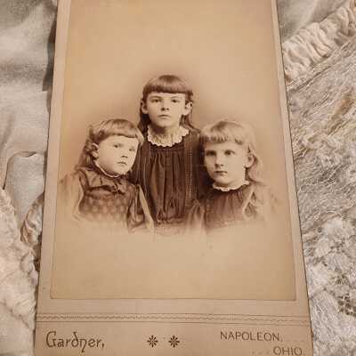 Gardner, Napoleon, Oh, Cabinet Card