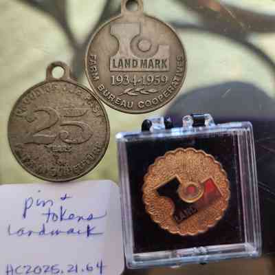 Landmark Pin and Tokens