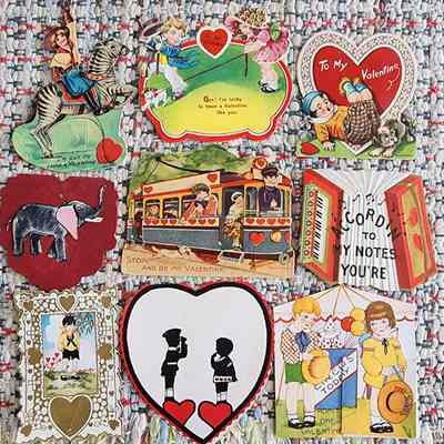 1920's Valentines from local Henry County Folks, (9)