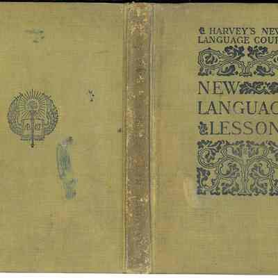 Book "New Language Lessons", by Thomas W. Harvey, A.M., 1900