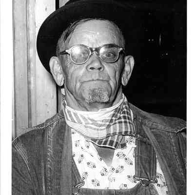 Photo of Jud Leist Contestant in the Beard Contest in Liberty Center, 1960