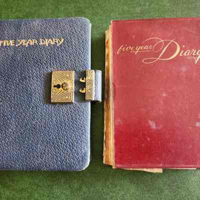 1935 & 1966 Five Year Diary, Garnet Eisaman