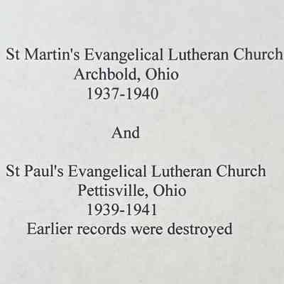 St Paul's Luth - Pettisville