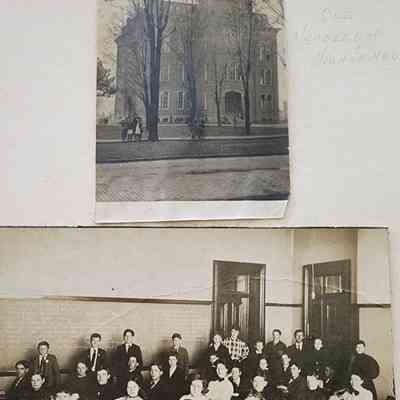 1904-05 Napoleon School 8th Grade Class Photo, Teacher Fannie Knupp