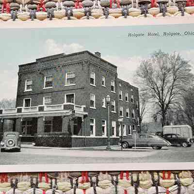 1940's Holgate Hotel, Holgate, Ohio Post Card