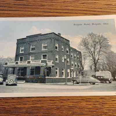 Holgate Hotel, Holgate, Ohio Postcard