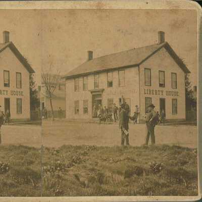 Liberty House Stereograph Card