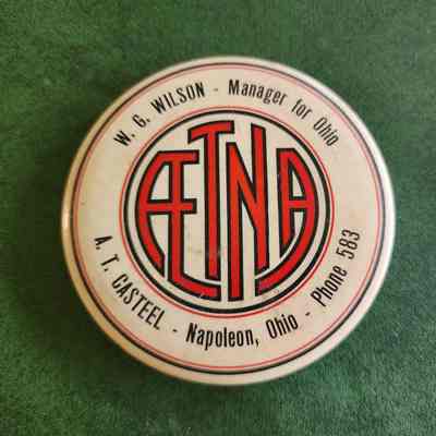 Aetna WGWilson, ATCasteel, Advertising Pocket Mirror, Phone 583
