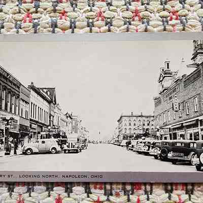 Perry Street, From Main Street Looking North, 20's-30's, Napoleon, Ohio