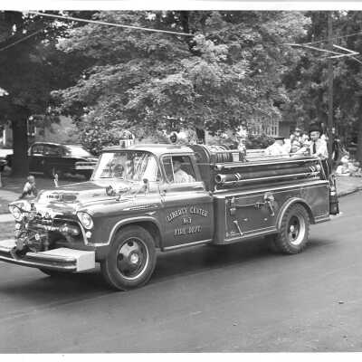 Liberty Center Fire Department In the 1960 Centennial Parade