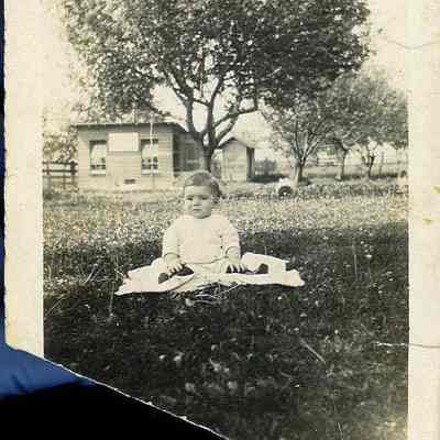 Unknown/Not Identified Baby in Yard