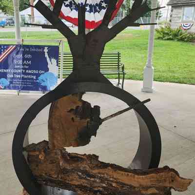 Texas, Ohio Oak Tree Scuplture, Moyer retrieval, Hartson Artist