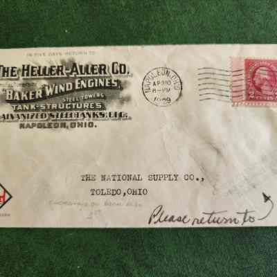 1929 Heller Aller Post Card