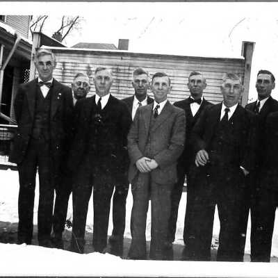 Photo of men at Uncle Wally's (Spiess)